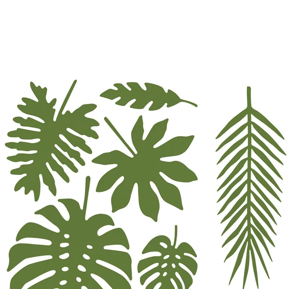 Aloha Tropical Leaves, Dekorationskit