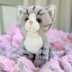 Animigos World of Nature - Grå Katt 17 cm