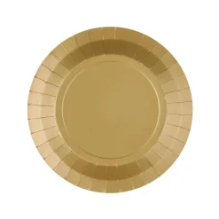 Assietter 17,5 cm - Guld 10-pack