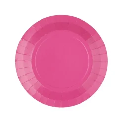 Assietter 17,5 cm - Mörkrosa 10-pack