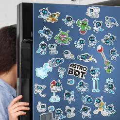 Astro Bot Kylskåpsmagneter 34-pack