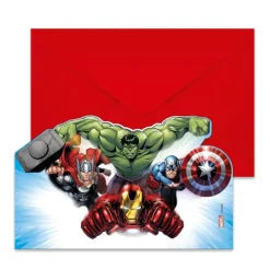Avengers - Inbjudningskort 6-pack