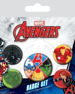 Avengers - Knappar 5-pack