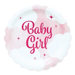 Baby Girl Assietter 8-pack