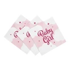 Baby Girl Servetter 20-pack