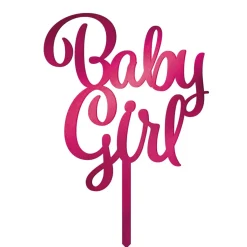 Baby Girl Tårtdekoration