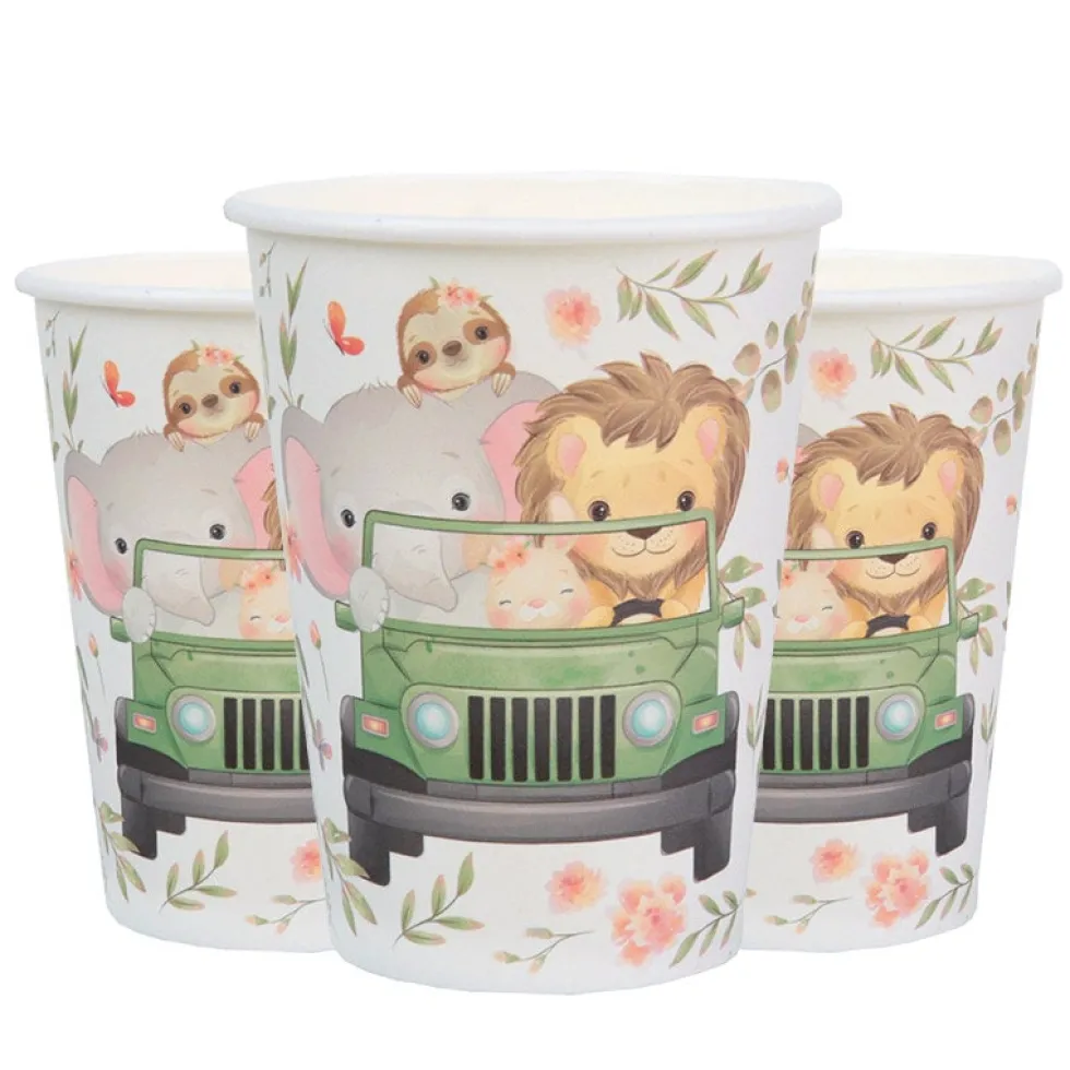 Baby Safari - Pappmuggar 10-pack