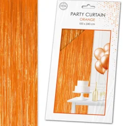 Backdrop Draperi Orange 100 x 240 cm