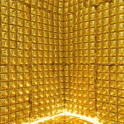 Backdrop Folieballonger Guld 110 x 55 cm