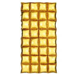 Backdrop Folieballonger Guld 110 x 55 cm