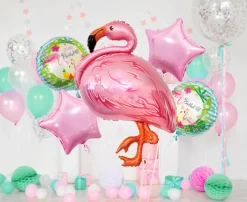 Ballongbukett - Flamingo
