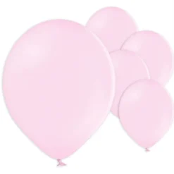 Ballonger Ljusrosa 30 cm, 50-pack
