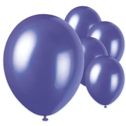 Ballonger - Mörklila Metallic 10-pack