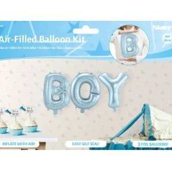 Ballonggirlang, Boy ljusblå 36 cm