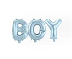 Ballonggirlang, Boy ljusblå 36 cm