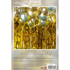 Ballongkit till tak - Guld Glamour