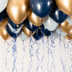 Ballongkit till tak - Mörkblå/Guld