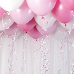 Ballongkit till tak - Rosa