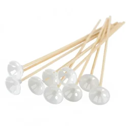 Ballongpinnar av bambu 10-pack
