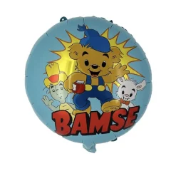 Bamse Folieballong Blå 35 cm