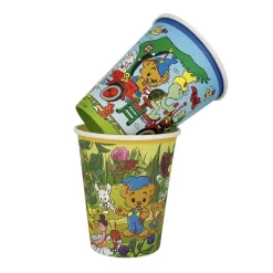 Bamse Pappmuggar Natur 8-pack