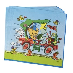 Bamse Servetter Bil 16-pack