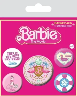 Barbie - Knappar 5-pack