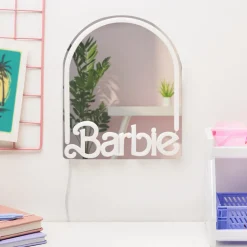 Barbie LED-Vägglampa med spegel