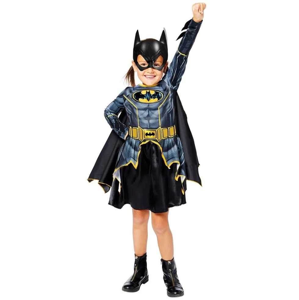 Batgirl Maskeraddräkt Barn 6-8 år (116-128 cm)