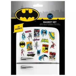 Batman Kylskåpsmagneter 19 st.
