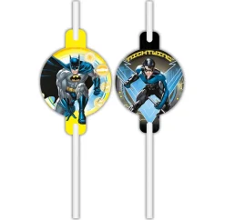Batman - Pappsugrör 4-pack