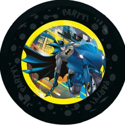 Batman - Tallrikar av plast 21 cm 4-pack