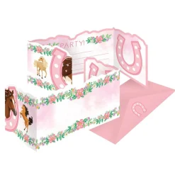 Beautiful Horses - Inbjudningskort 8-pack