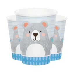 Birthday Bear - Pappmuggar 8-pack