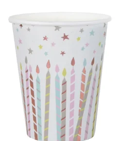 Birthday Cake Rosegold - Pappmuggar 10-pack