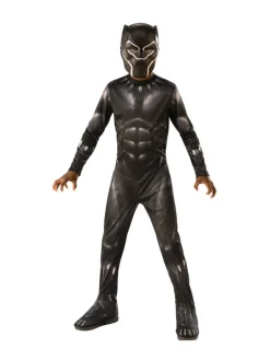 Black Panther Maskeraddräkt 5-7 år (110-122 cm)