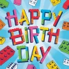 Block Party - Servetter Happy Birthday 16-pack