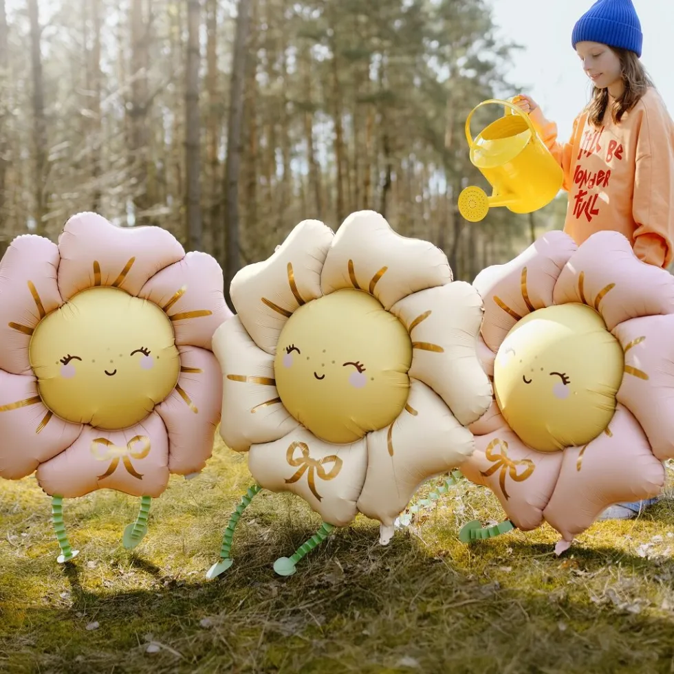 Blomma Stående Folieballong 104 cm