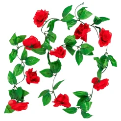 Blomstergirlang - Röda rosor 2 meter