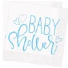 Blue Heart Babyshower, Servetter 16-pack