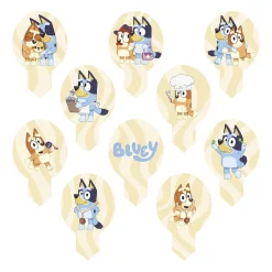 Bluey Muffinsdekorationer Oblat 20-pack