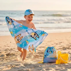 Bluey - Set med Handduk, Keps & Gympapåse