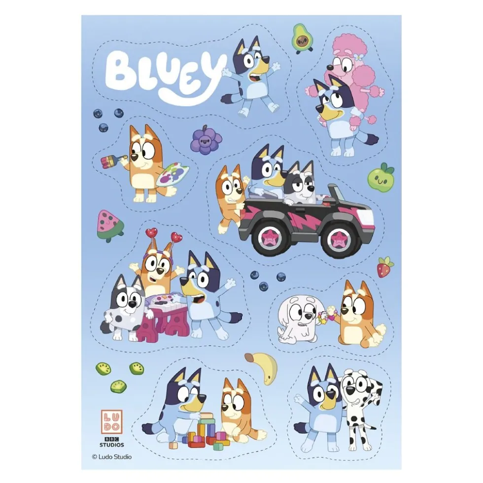 Bluey Sockerdekorationer 8-pack