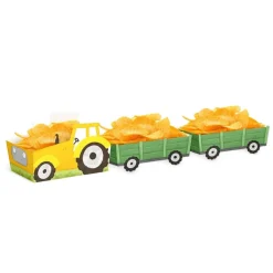 Bondgård Snacksboxar Traktor med vagnar 3-pack