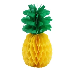 Bordsdekoration Ananas Honeycomb 30 cm