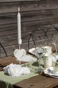 Bordsdekorationer - Vita blommor 9-pack