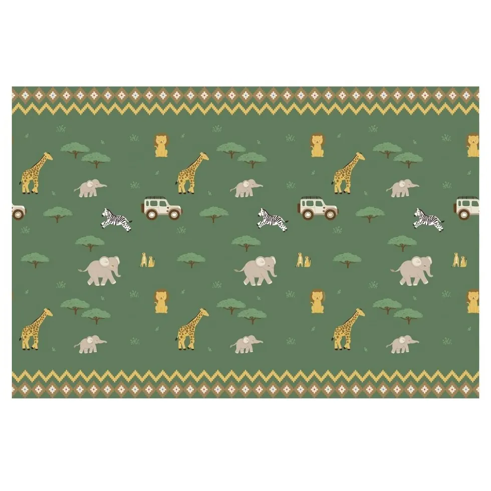 Bordsduk Safaridjur 120 x 180 cm