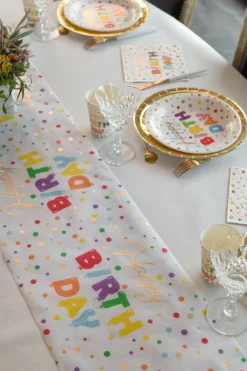 Bordslöpare - Happy Birthday 3 meter