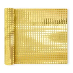 Bordslöpare med guldfärgade paljetter 275 × 28 cm