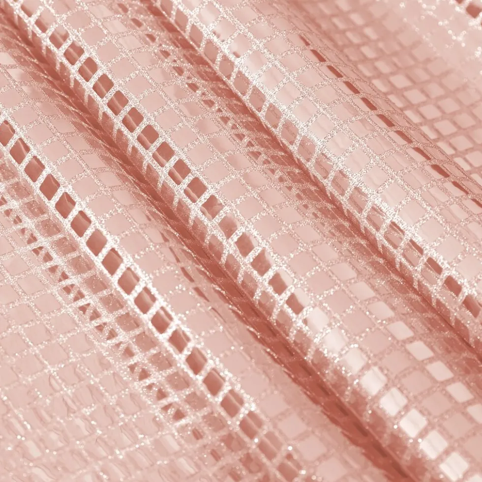 Bordslöpare med roséguldfärgade paljetter 275 x 28 cm